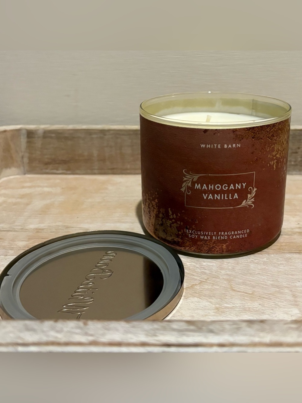 Vanilla Mahogany 3-Wick Candle